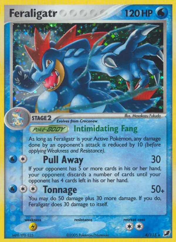 Feraligatr EX Fuerzas Ocultas 4/115
