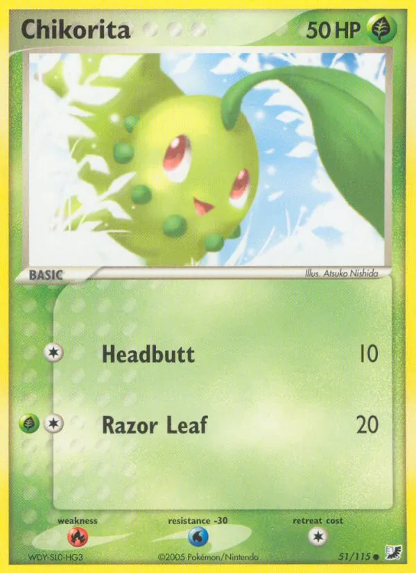 Chikorita EX Fuerzas Ocultas 51/115