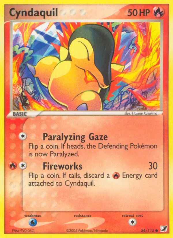 Cyndaquil Unseen Forces 54/115