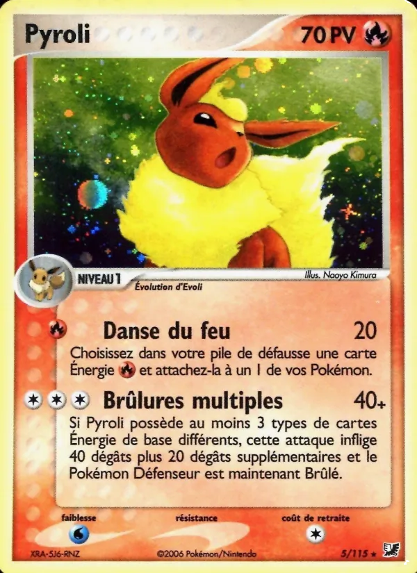 Pyroli EX Forces Cachées 5/115