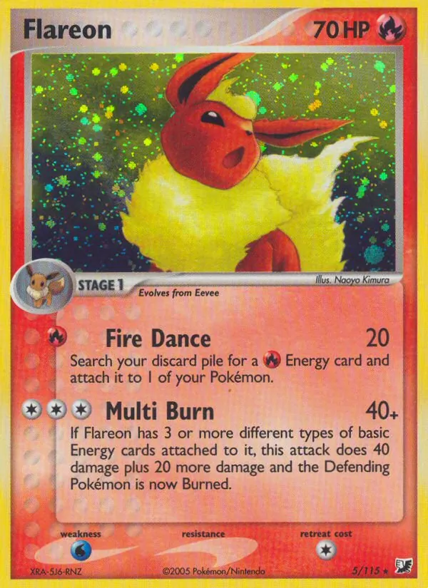 Flareon EX Forze Segrete 5/115