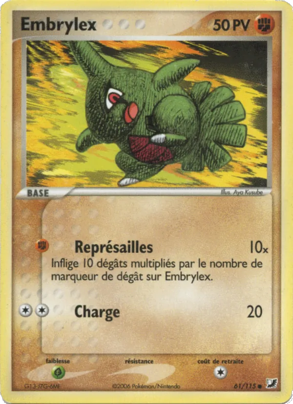 Embrylex EX Forces Cachées 61/115