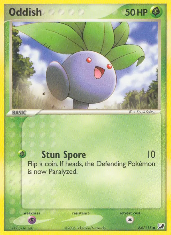 Oddish EX Forças Ocultas 64/115