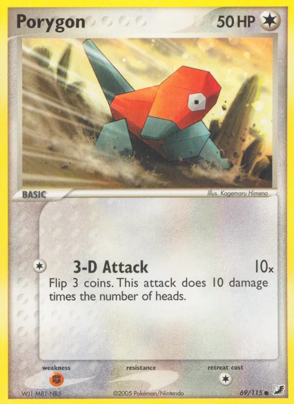 Porygon EX Fuerzas Ocultas 69/115