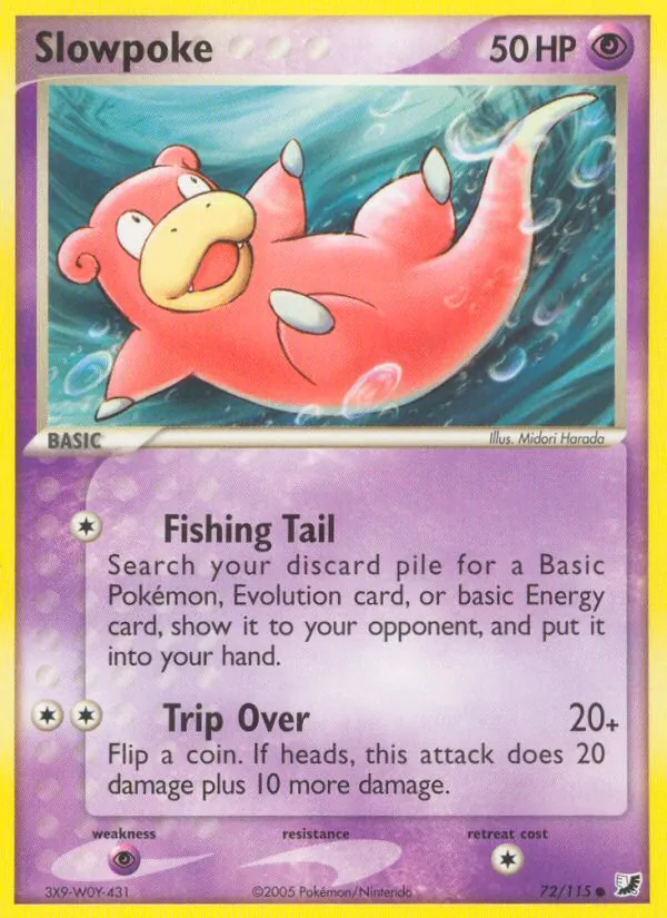 Slowpoke EX Forze Segrete 72/115