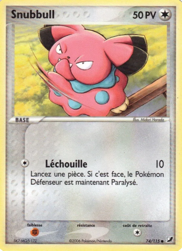 Snubbull EX Forces Cachées 74/115