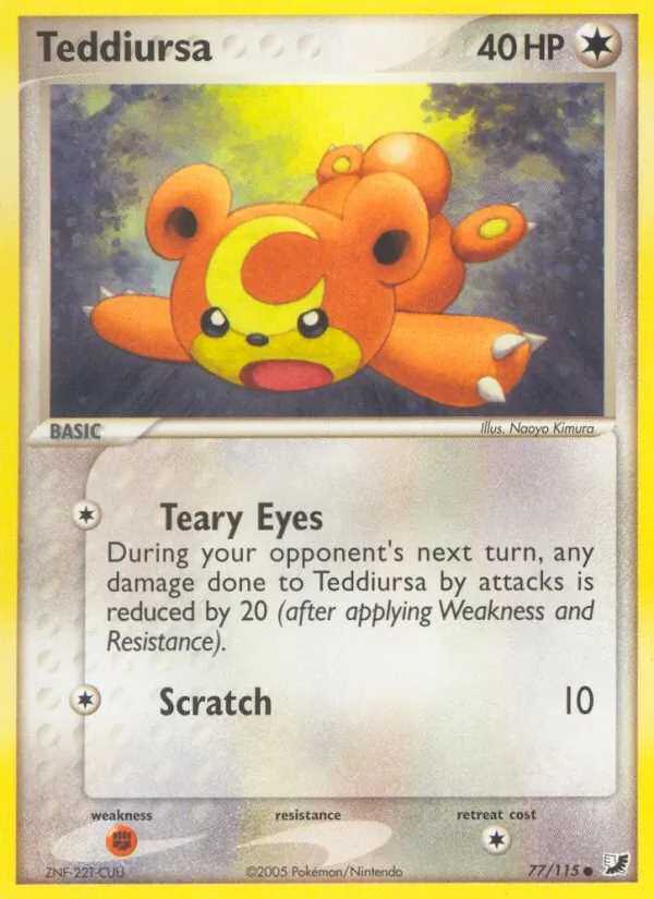 Teddiursa Unseen Forces 77/115