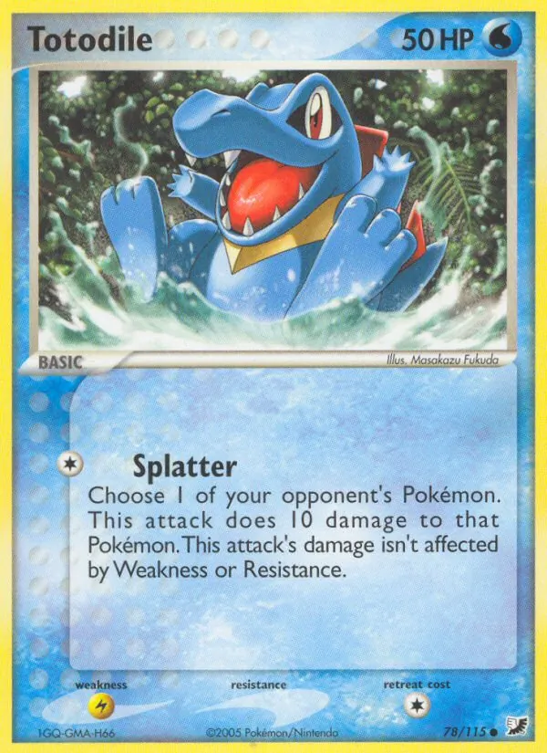 Totodile Unseen Forces 78/115