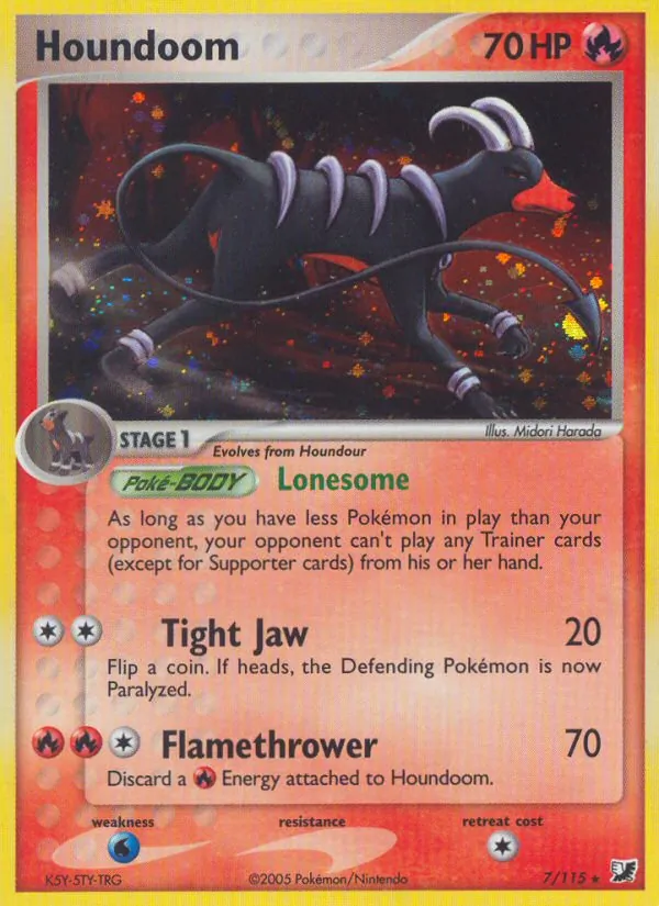 Houndoom Unseen Forces 7/115