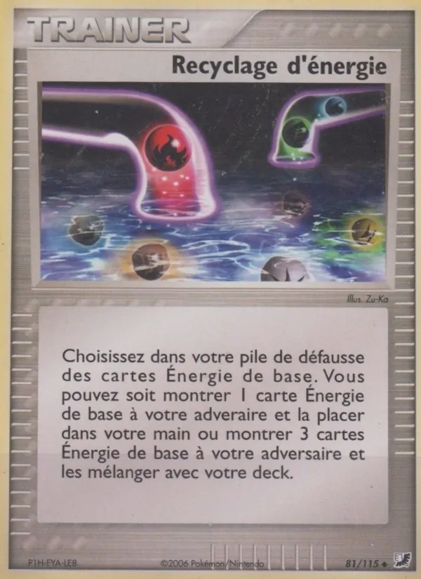 Recyclage d'énergie EX Forces Cachées 81/115