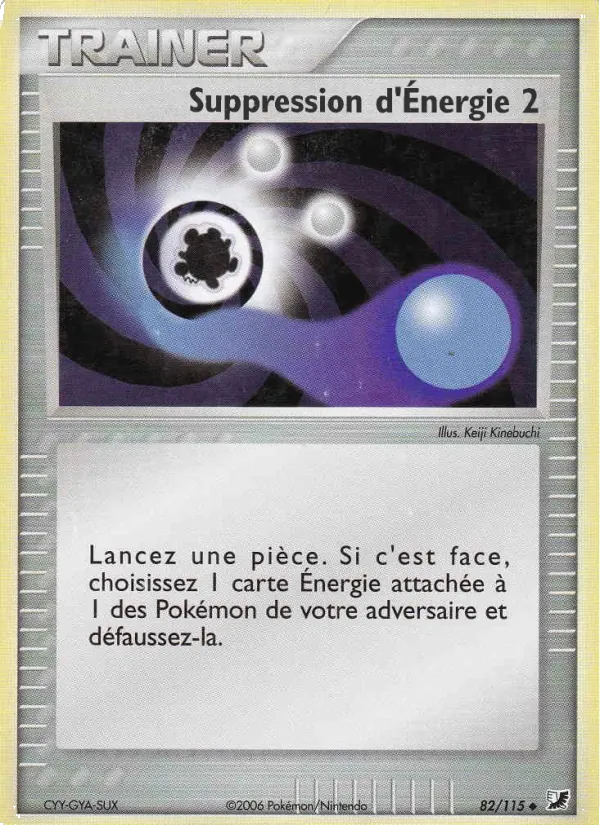 Suppression d'Énergie 2 EX Forces Cachées 82/115