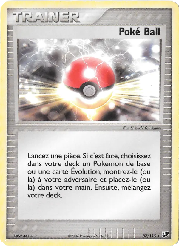 Poké Ball EX Forces Cachées 87/115