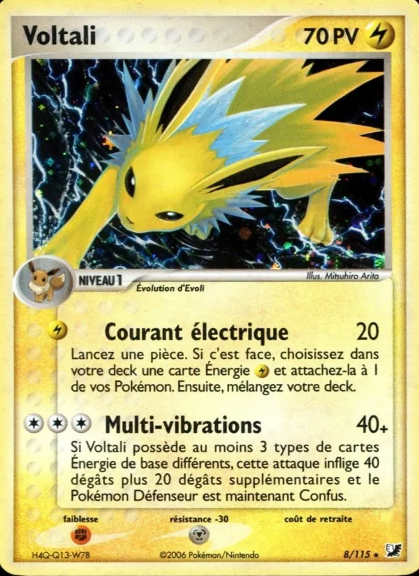 Voltali EX Forces Cachées 8/115