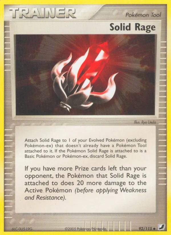 Solid Rage EX Forças Ocultas 92/115