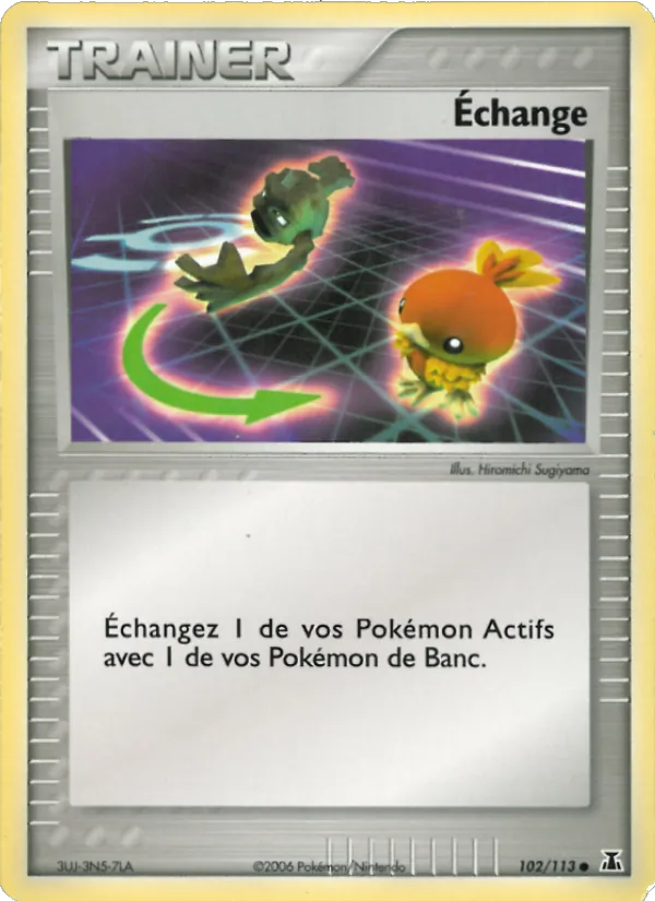 Échange EX Espèces Delta 102/113