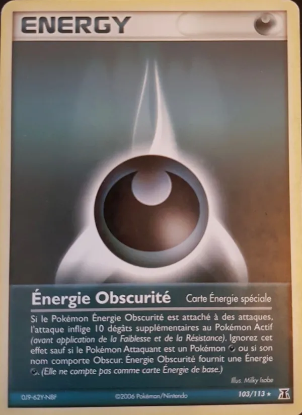 Énergie Obscurité EX Espèces Delta 103/113