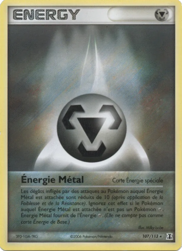 Énergie Métal EX Espèces Delta 107/113