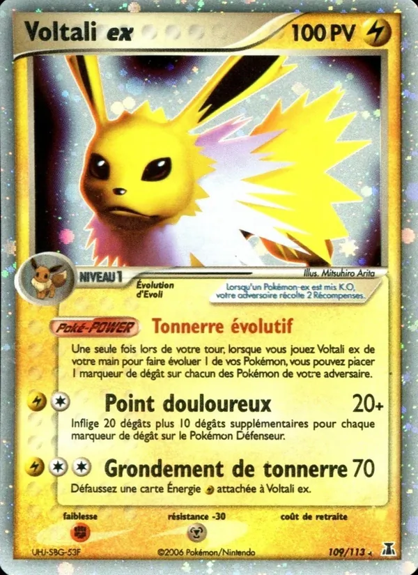 Voltali ex EX Espèces Delta 109/113