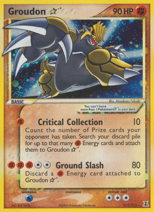 Groudon Star Delta Species 111/113