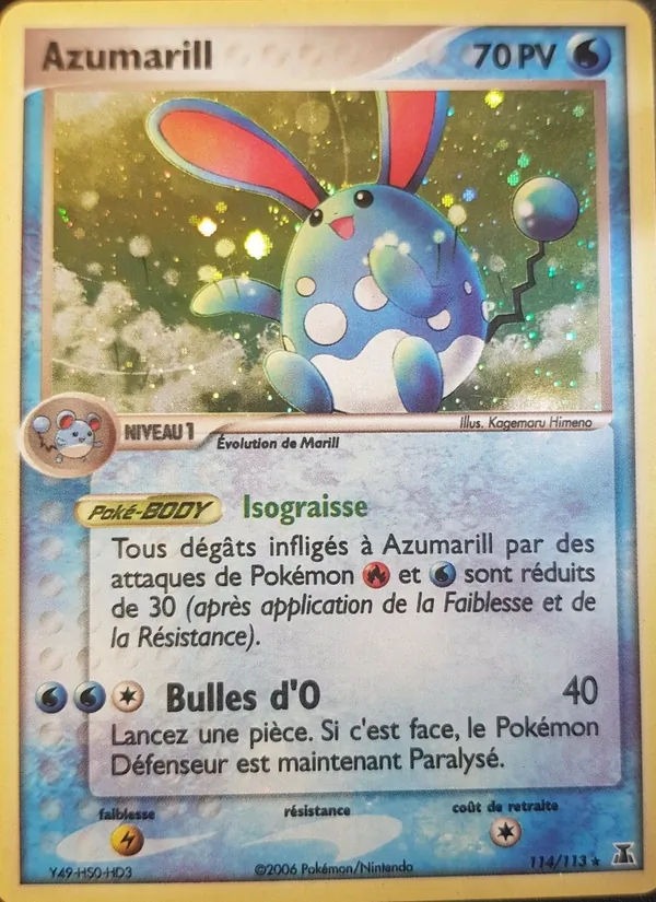 Azumarill EX Espèces Delta 114/113
