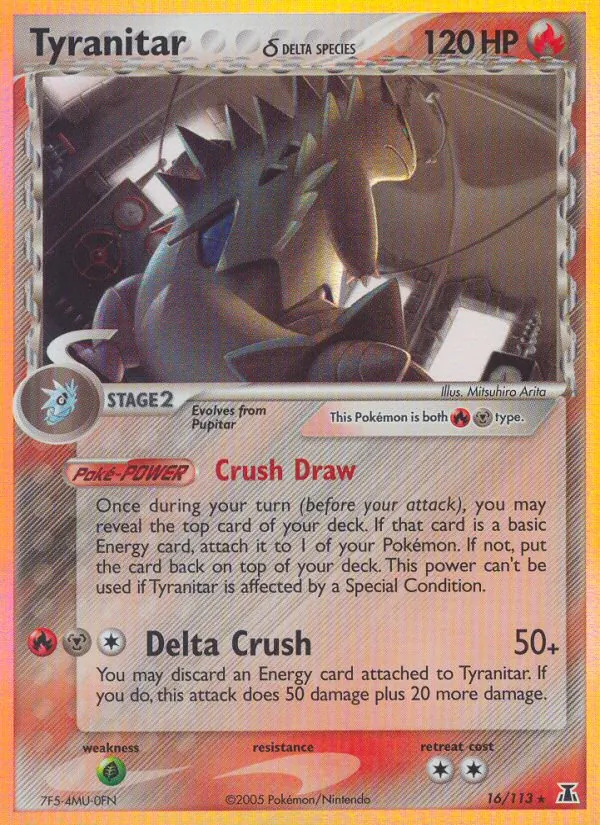 Tyranitar δ Delta Species 16/113