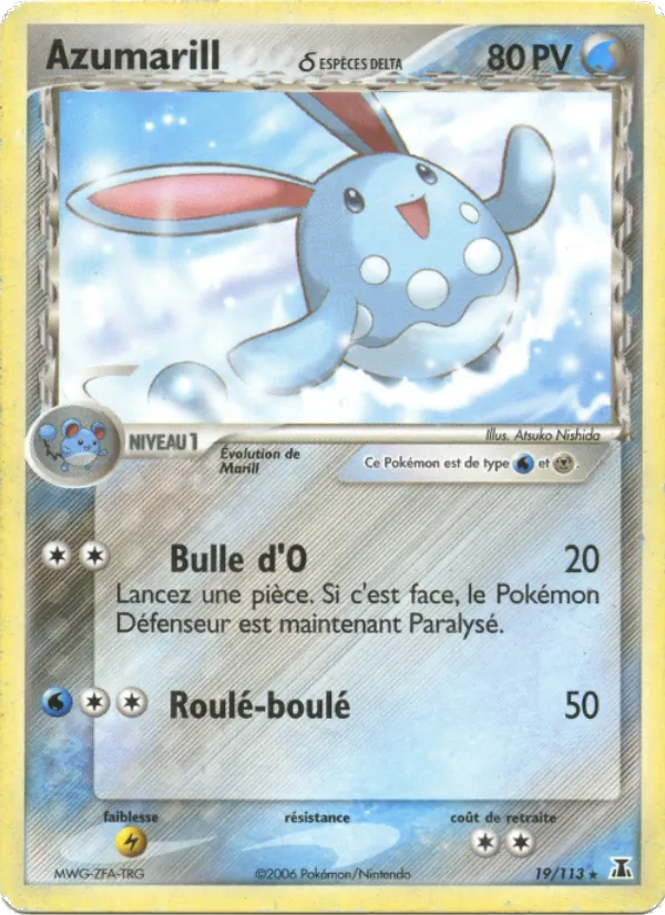 Azumarill δ EX Espèces Delta 19/113