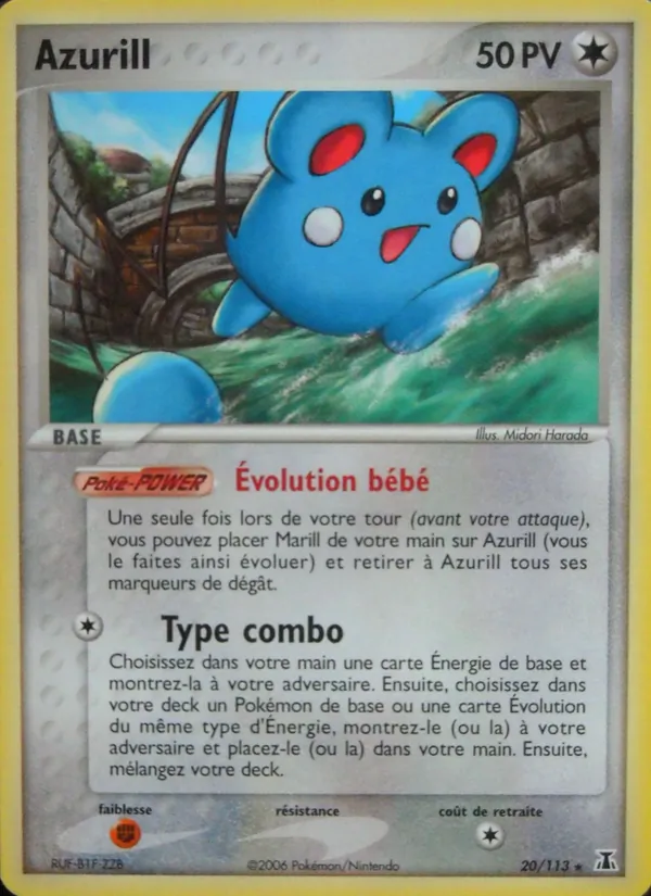 Azurill EX Espèces Delta 20/113