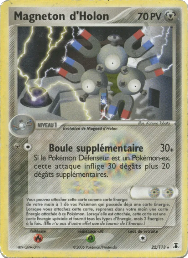 Magneton d'Holon EX Espèces Delta 22/113