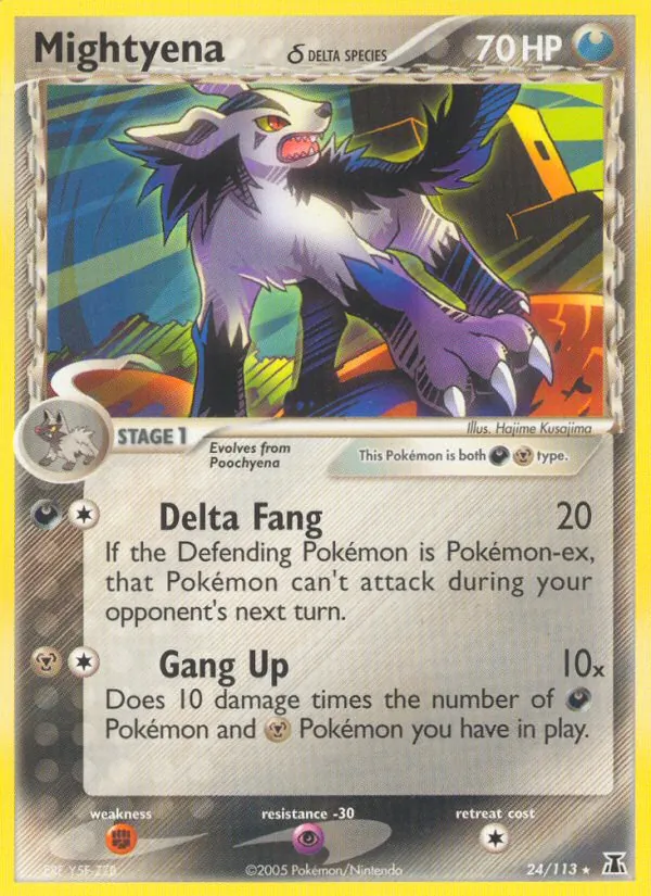 Mightyena δ Delta Species 24/113