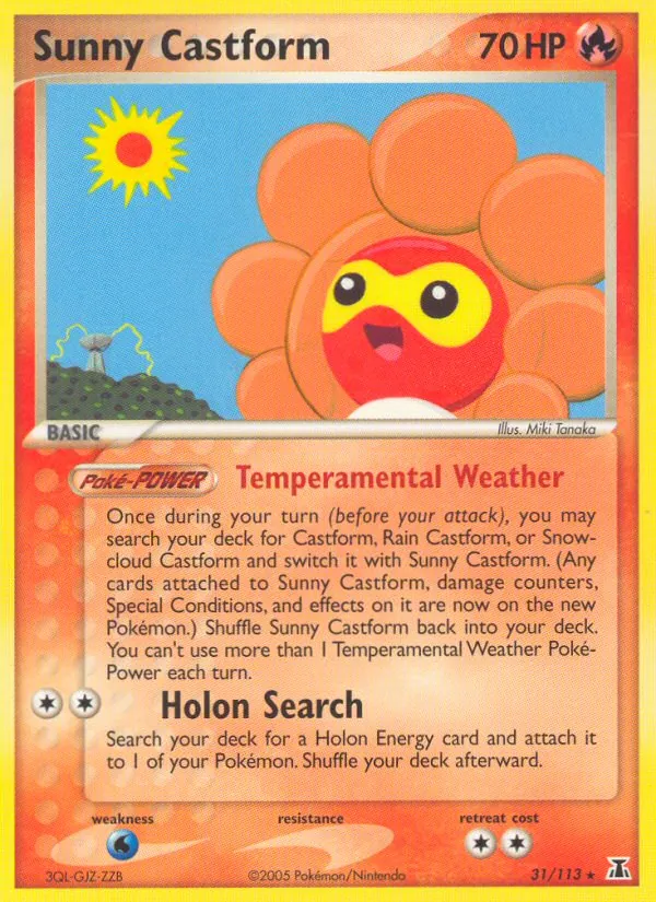 Sunny Castform Delta Species 31/113