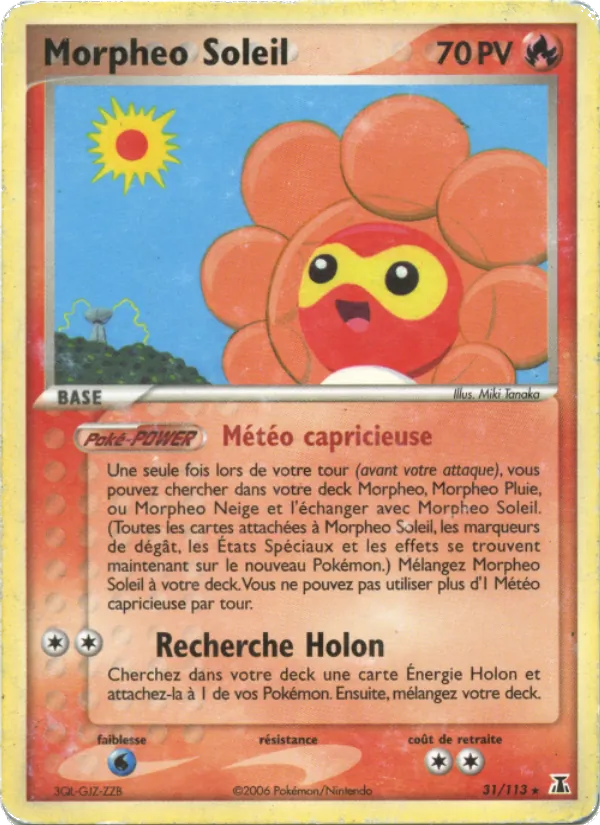Morpheo Soleil EX Espèces Delta 31/113