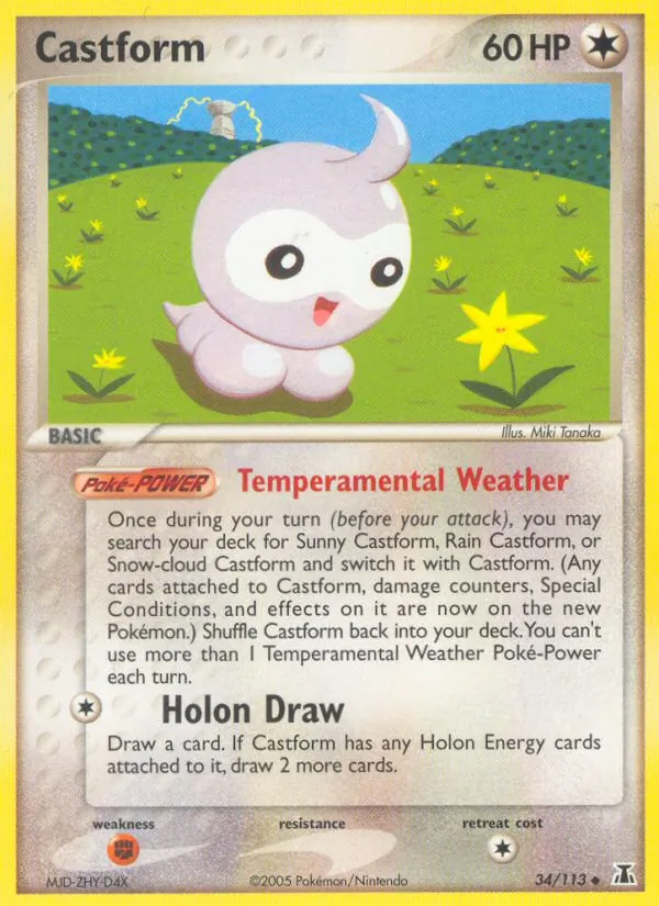 Castform Delta Species 34/113