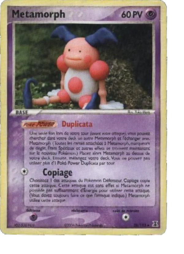 Métamorph EX Espèces Delta 38/113