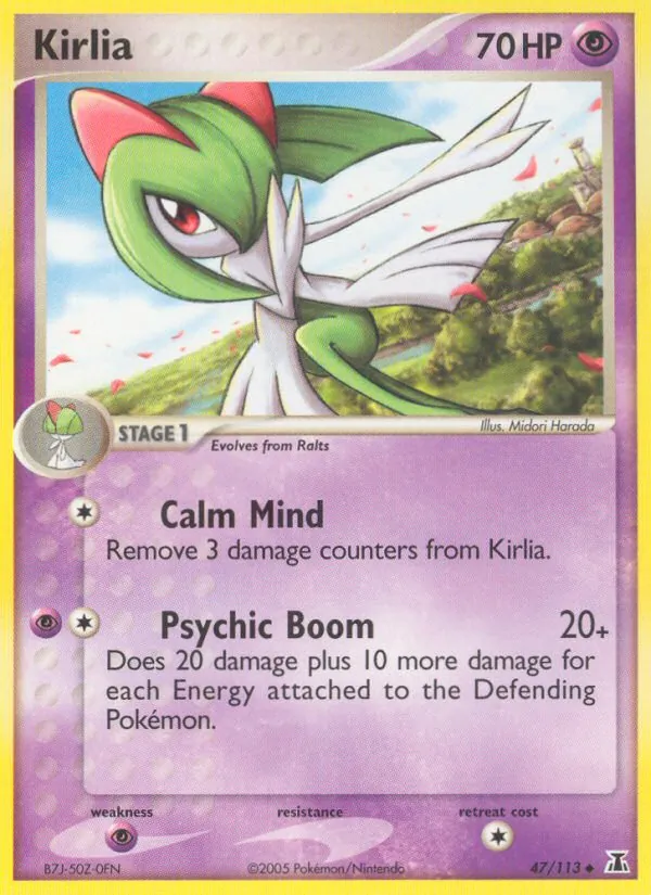 Kirlia EX Delta Species 47/113