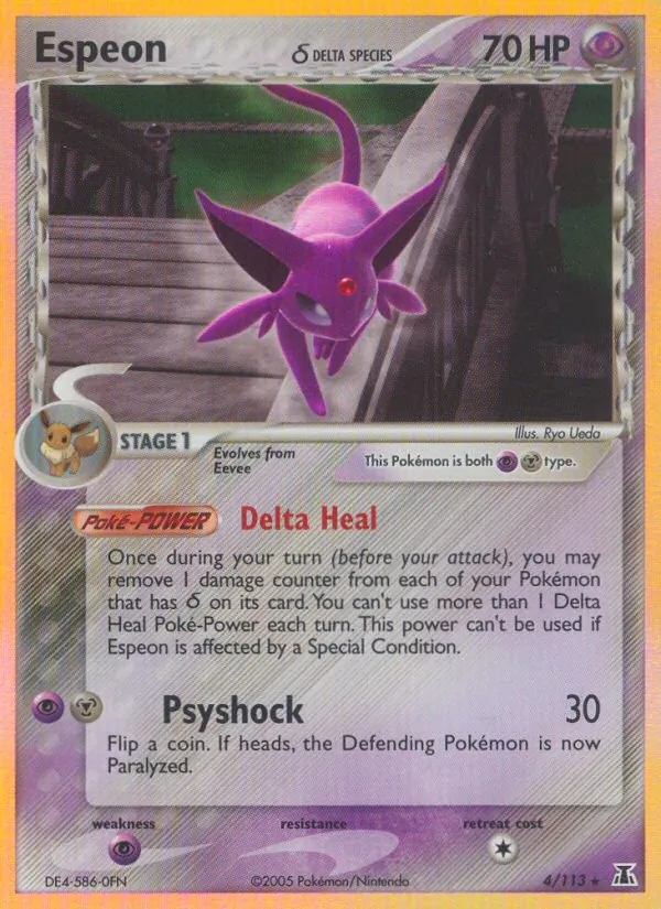 Espeon δ Delta Species 4/113
