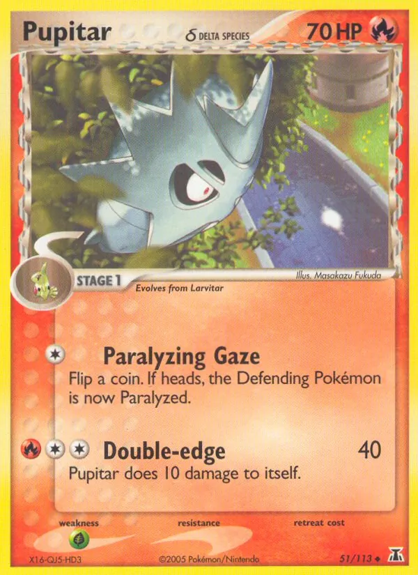 Pupitar δ Delta Species 51/113