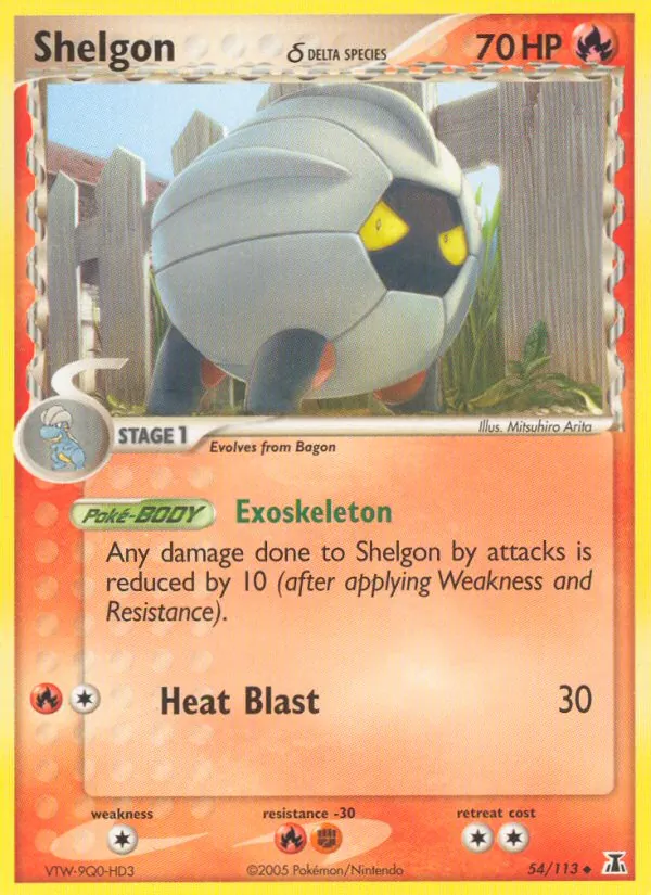 Shelgon δ Delta Species 54/113