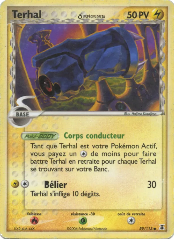 Terhal δ EX Espèces Delta 59/113