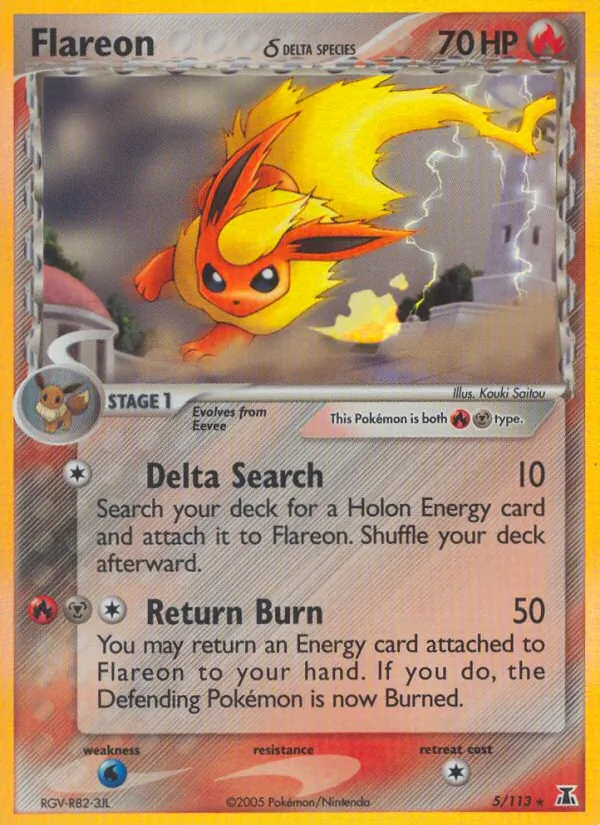Flareon δ Delta Species 5/113