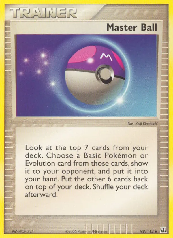 Master Ball Delta Species 99/113