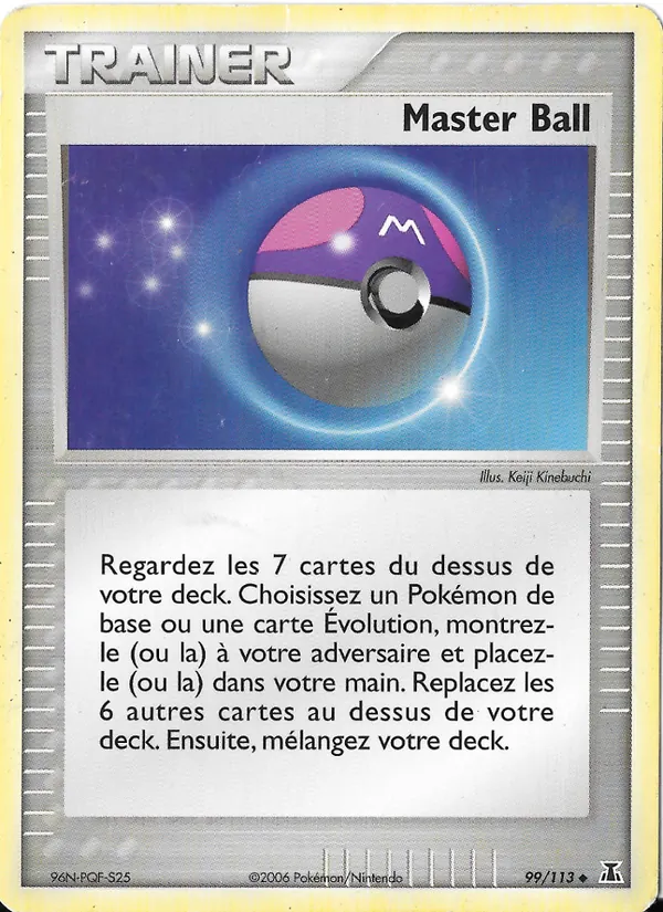 Master Ball EX Espèces Delta 99/113