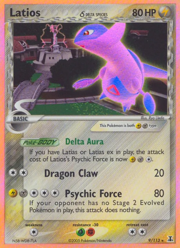 Latios δ EX Delta Species 9/113