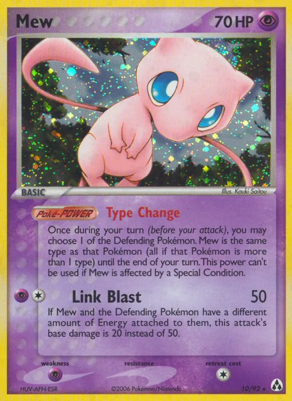 Mew EX La Leggenda di Mew 10/92