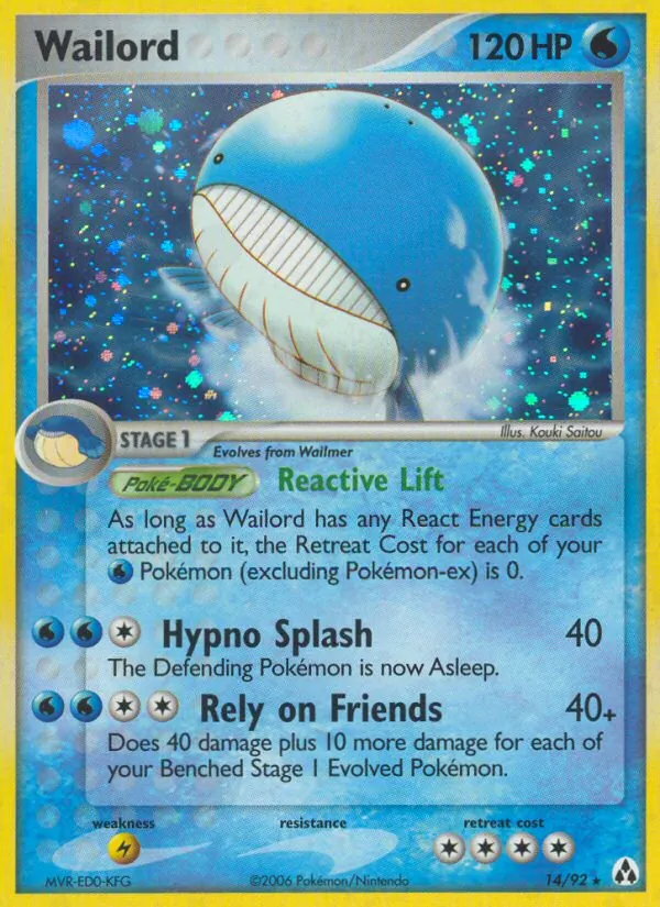 Wailord Legend Maker 14/92