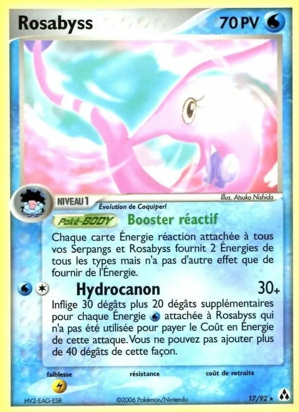 Rosabyss EX Créateurs de légendes 17/92