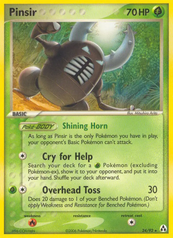 Pinsir EX La Leggenda di Mew 24/92