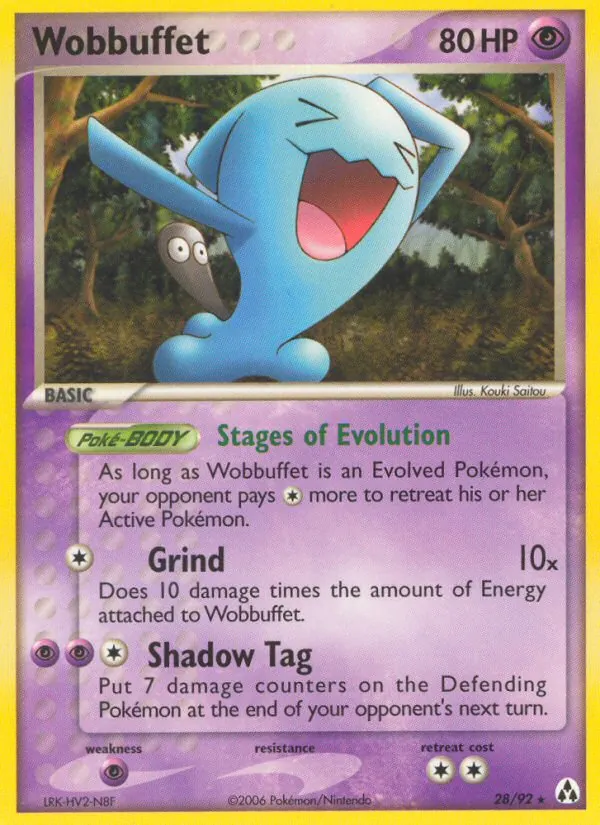 Wobbuffet EX La Leggenda di Mew 28/92