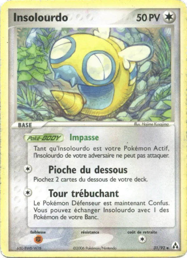Insolourdo EX Créateurs de légendes 31/92