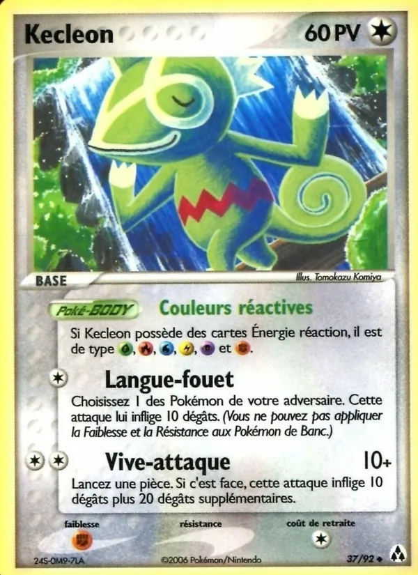 Kecleon EX Créateurs de légendes 37/92