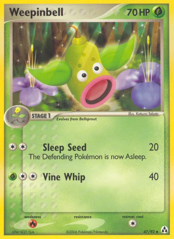 Weepinbell EX La Leggenda di Mew 47/92